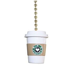 Ceiling Fan Pull To Go Cup of Coffee Ceiling Fan Pull or Light Pull Chain